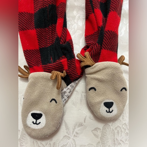 12m - Fleece Zippered Footie PJs x3 Bundle - Picture 2 of 5